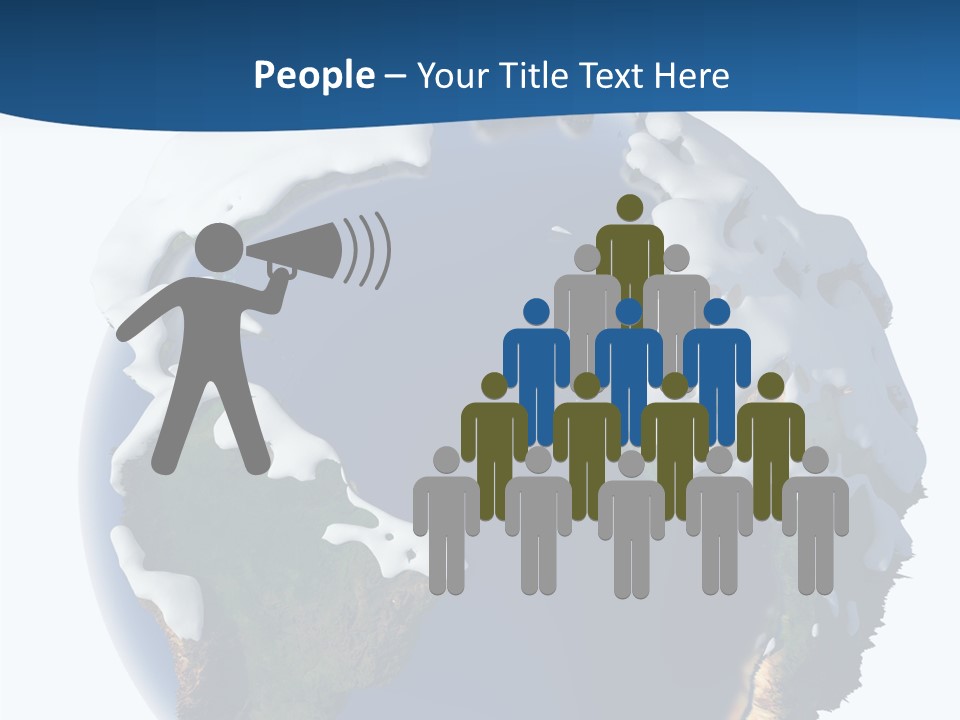 Nature Christmas Isolated PowerPoint Template