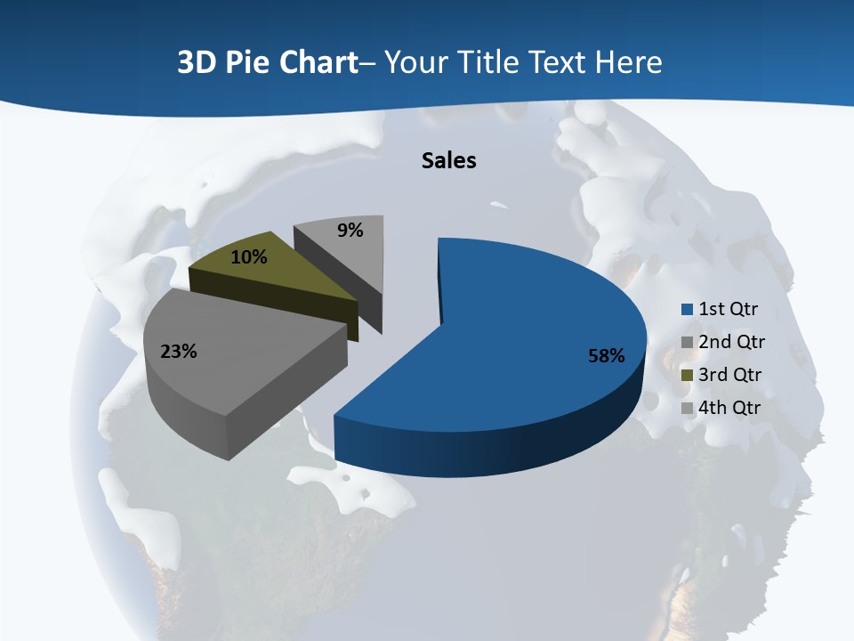 Nature Christmas Isolated PowerPoint Template