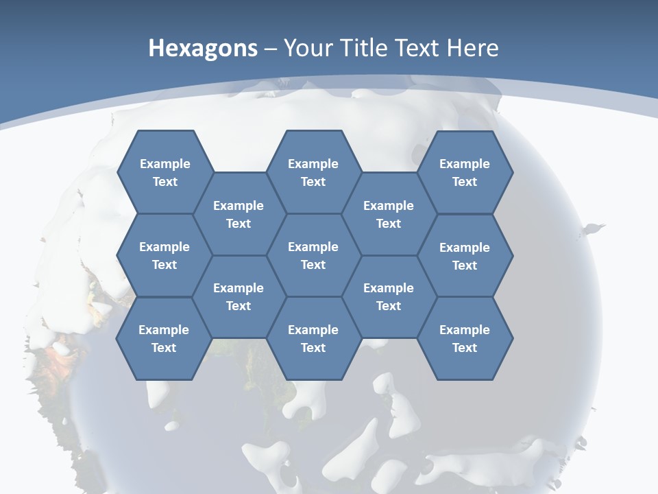 Frost Snowdrifts Idea PowerPoint Template