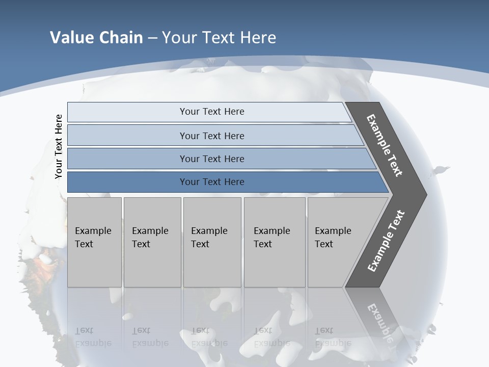 Frost Snowdrifts Idea PowerPoint Template