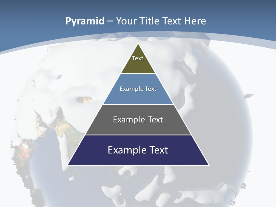 Frost Snowdrifts Idea PowerPoint Template