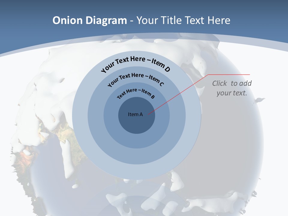Frost Snowdrifts Idea PowerPoint Template