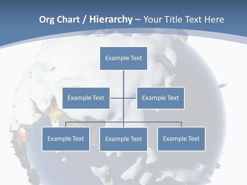 Frost Snowdrifts Idea PowerPoint Template