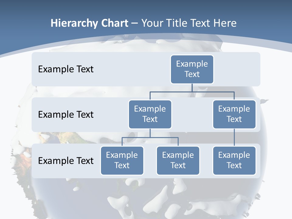 Frost Snowdrifts Idea PowerPoint Template