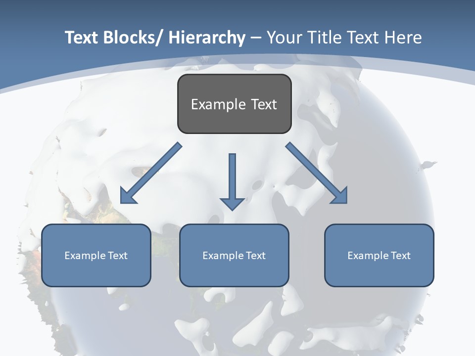 Frost Snowdrifts Idea PowerPoint Template