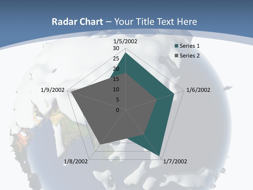 Frost Snowdrifts Idea PowerPoint Template