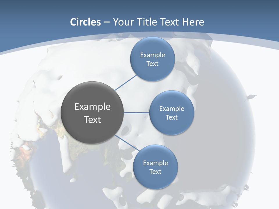 Frost Snowdrifts Idea PowerPoint Template