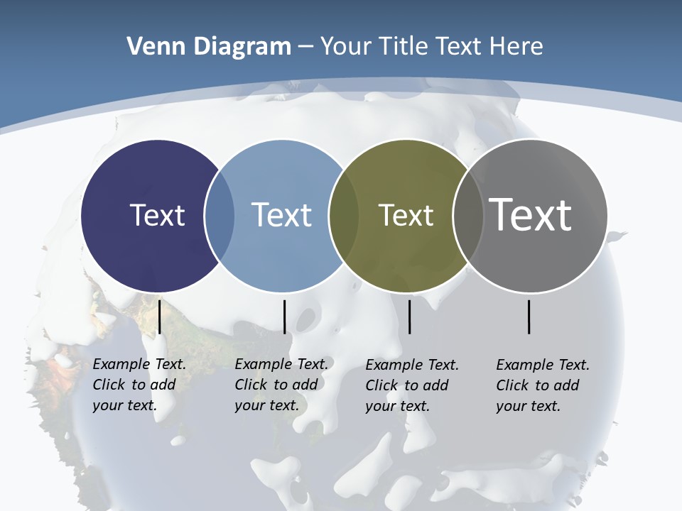 Frost Snowdrifts Idea PowerPoint Template