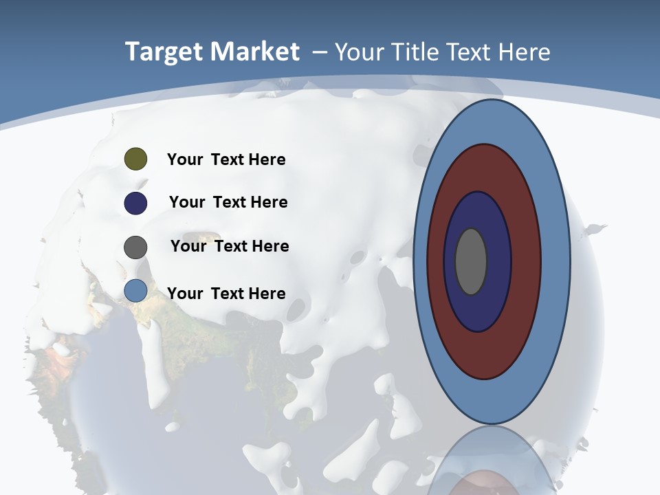 Frost Snowdrifts Idea PowerPoint Template