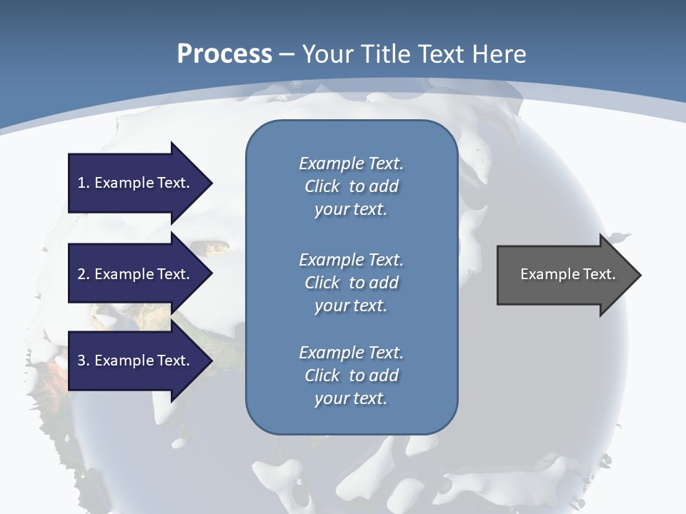 Frost Snowdrifts Idea PowerPoint Template