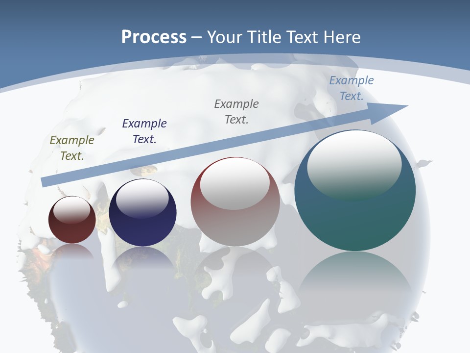 Frost Snowdrifts Idea PowerPoint Template