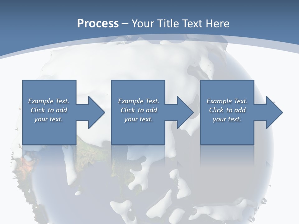 Frost Snowdrifts Idea PowerPoint Template