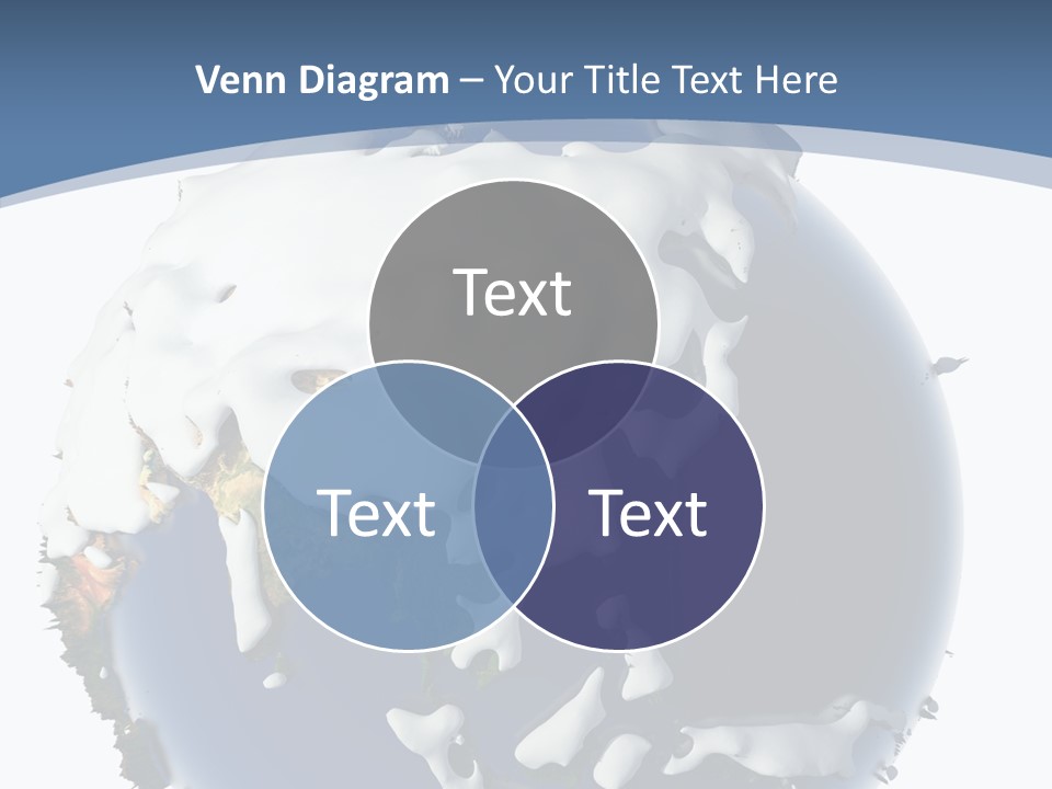 Frost Snowdrifts Idea PowerPoint Template