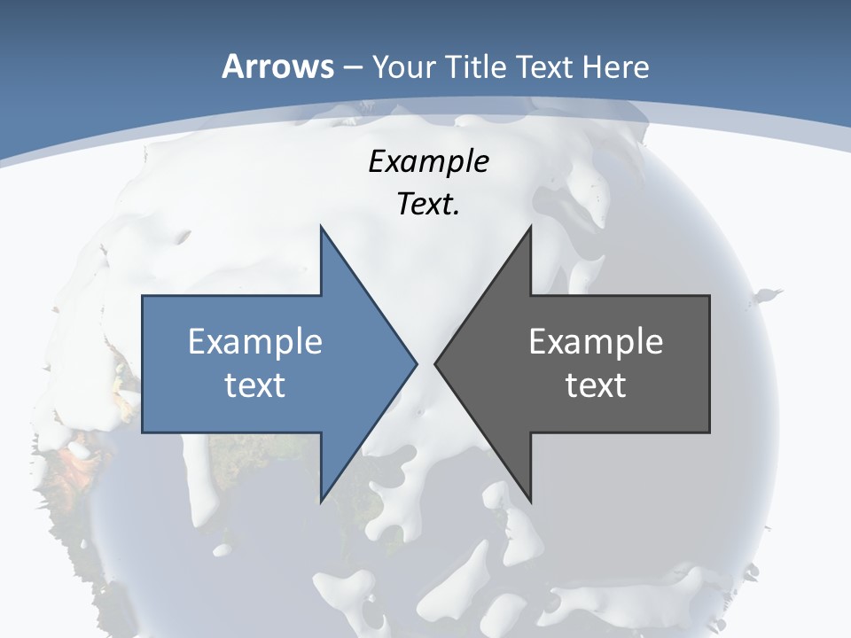 Frost Snowdrifts Idea PowerPoint Template