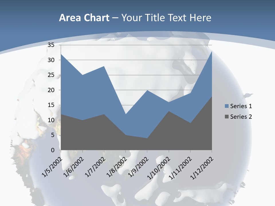 Frost Snowdrifts Idea PowerPoint Template