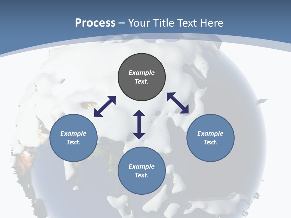 Frost Snowdrifts Idea PowerPoint Template