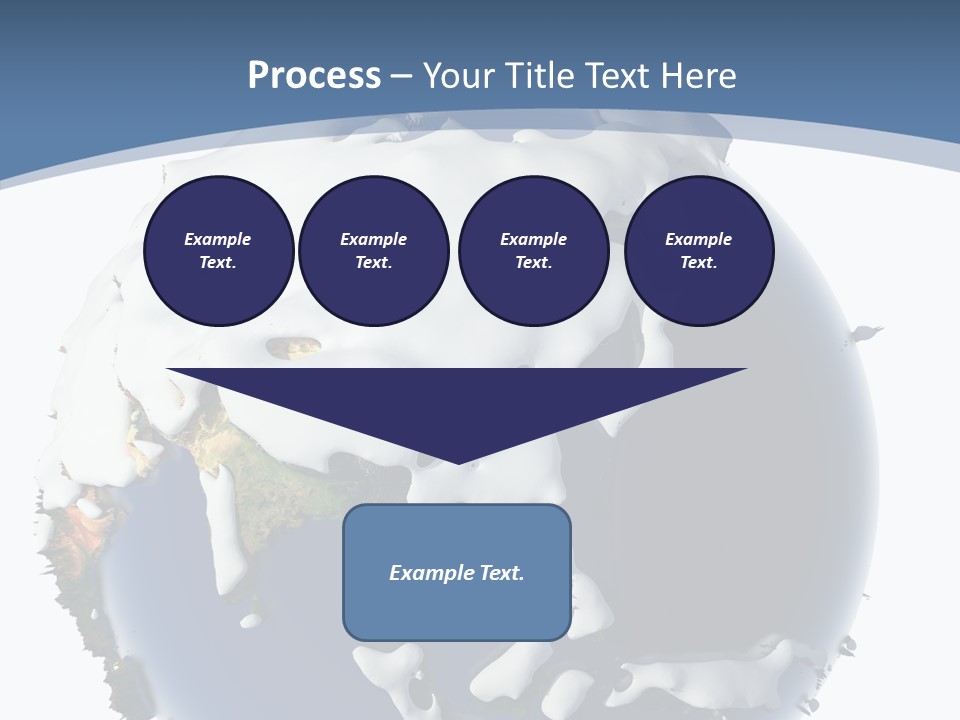 Frost Snowdrifts Idea PowerPoint Template