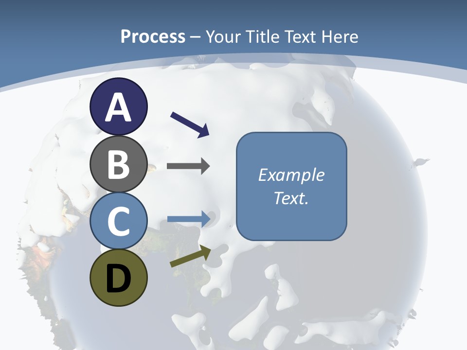 Frost Snowdrifts Idea PowerPoint Template