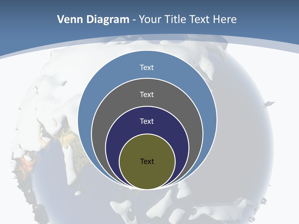 Frost Snowdrifts Idea PowerPoint Template