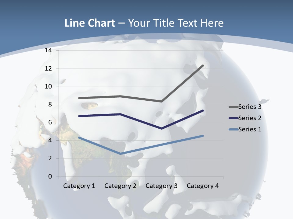 Frost Snowdrifts Idea PowerPoint Template