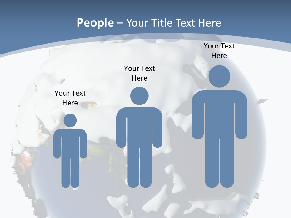 Frost Snowdrifts Idea PowerPoint Template