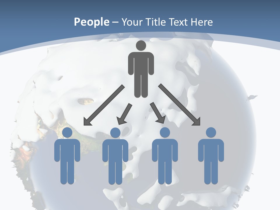 Frost Snowdrifts Idea PowerPoint Template