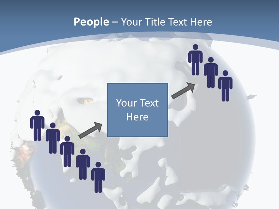 Frost Snowdrifts Idea PowerPoint Template