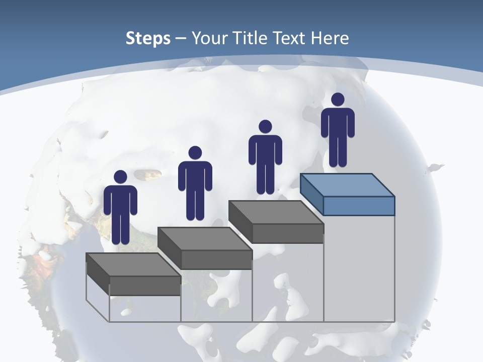 Frost Snowdrifts Idea PowerPoint Template