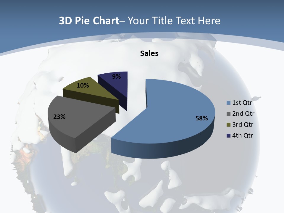 Frost Snowdrifts Idea PowerPoint Template