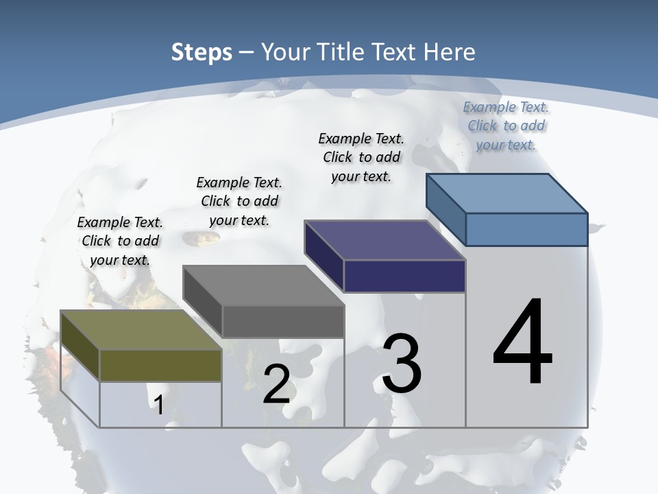 Frost Snowdrifts Idea PowerPoint Template