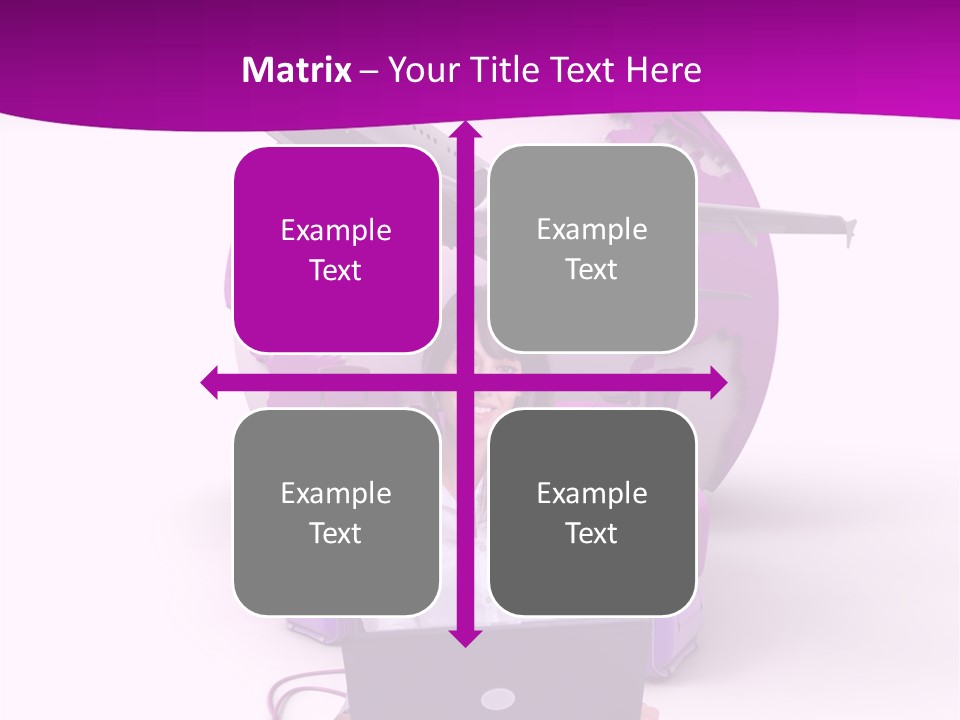 Check In Click White PowerPoint Template