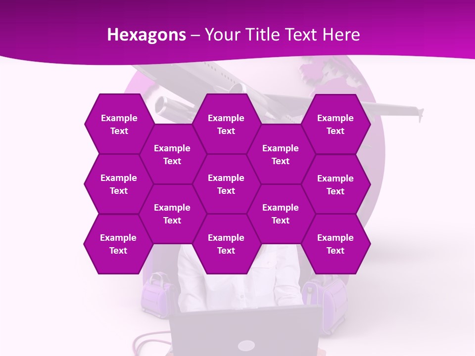 Check In Click White PowerPoint Template