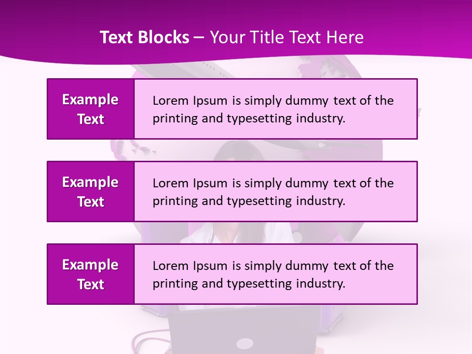 Check In Click White PowerPoint Template