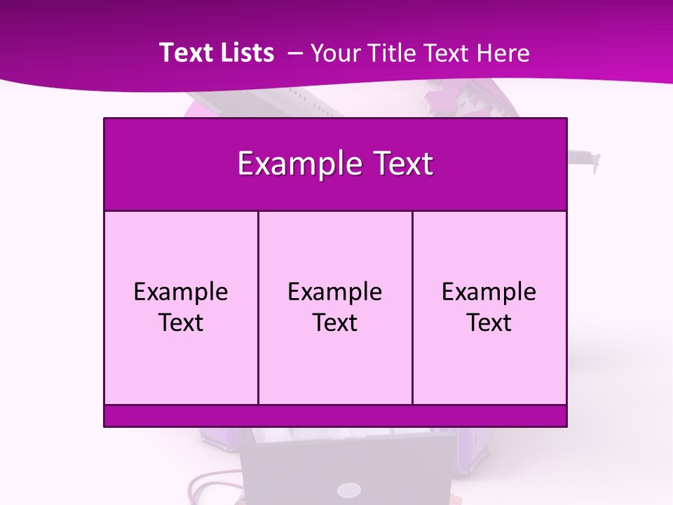 Check In Click White PowerPoint Template