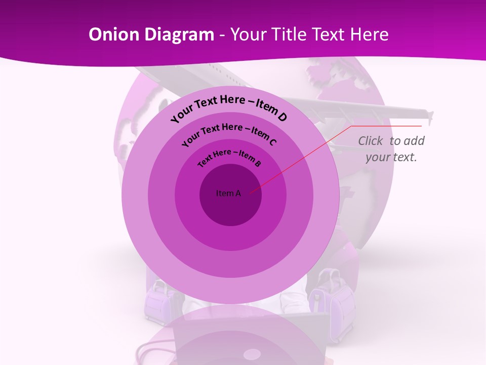 Check In Click White PowerPoint Template