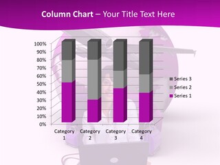 Check In Click White PowerPoint Template