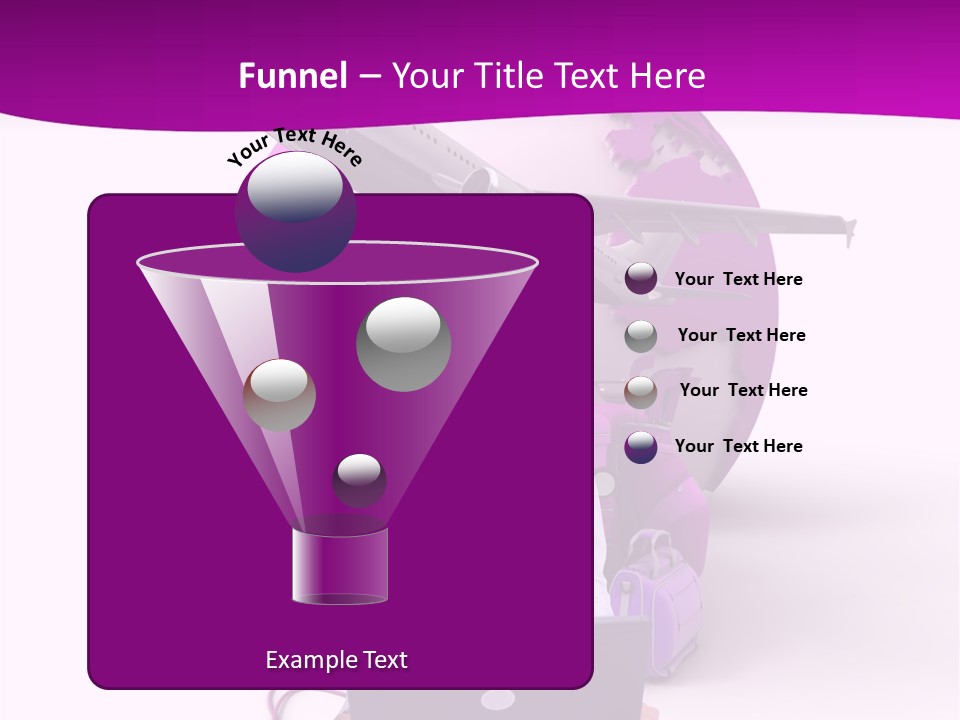 Check In Click White PowerPoint Template