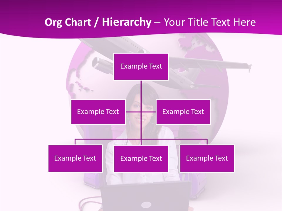 Check In Click White PowerPoint Template