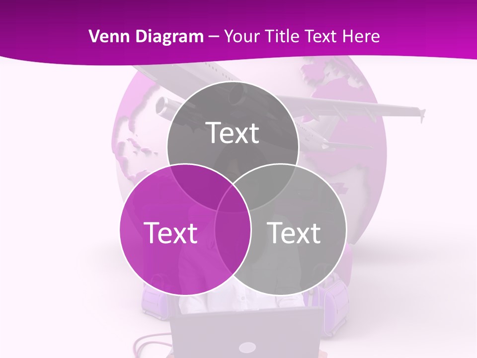 Check In Click White PowerPoint Template