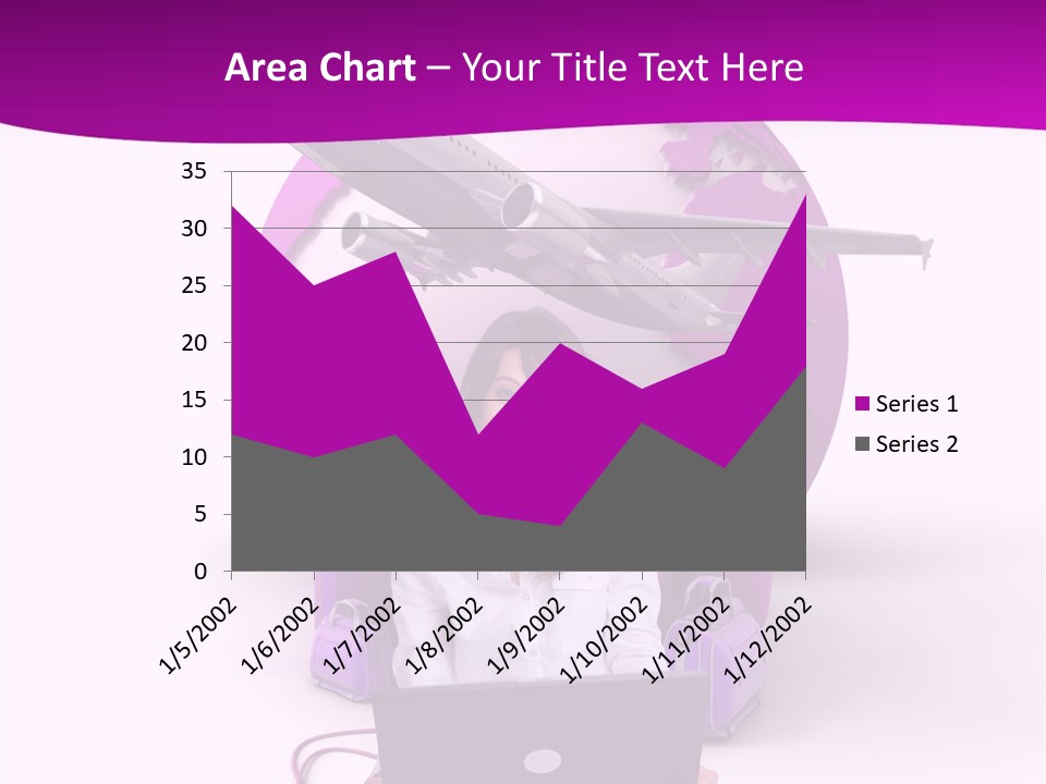 Check In Click White PowerPoint Template