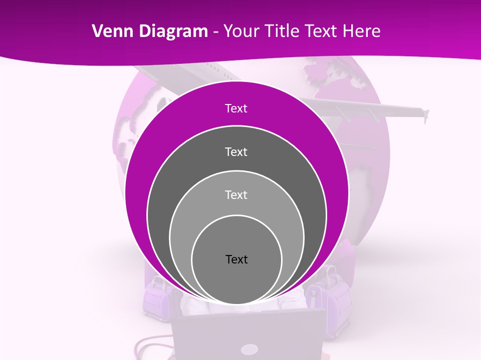 Check In Click White PowerPoint Template