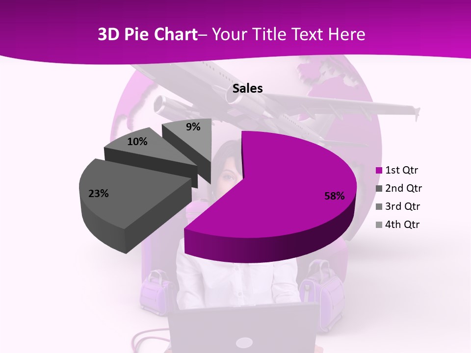 Check In Click White PowerPoint Template