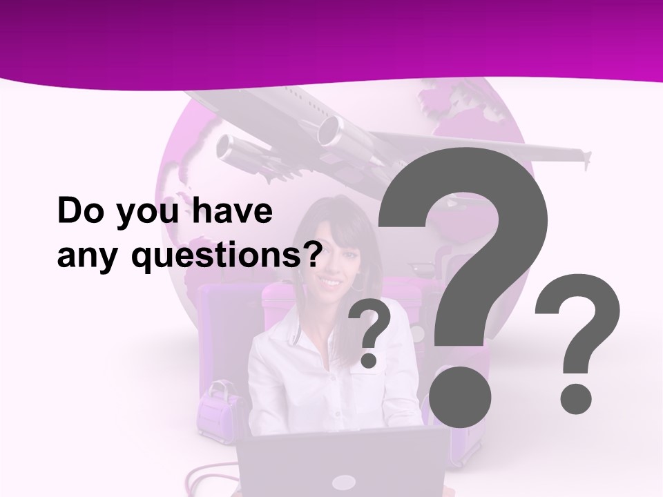 Check In Click White PowerPoint Template