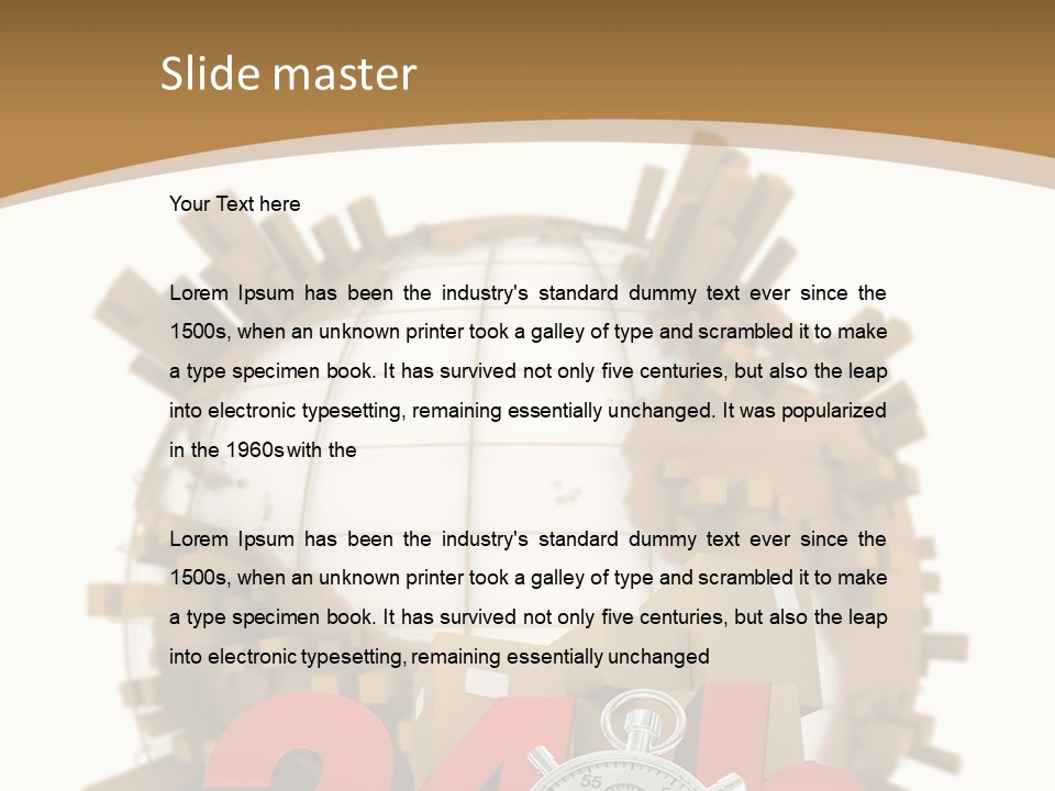 Cardboard World Speed PowerPoint Template