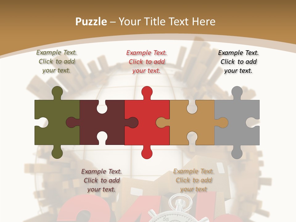 Cardboard World Speed PowerPoint Template