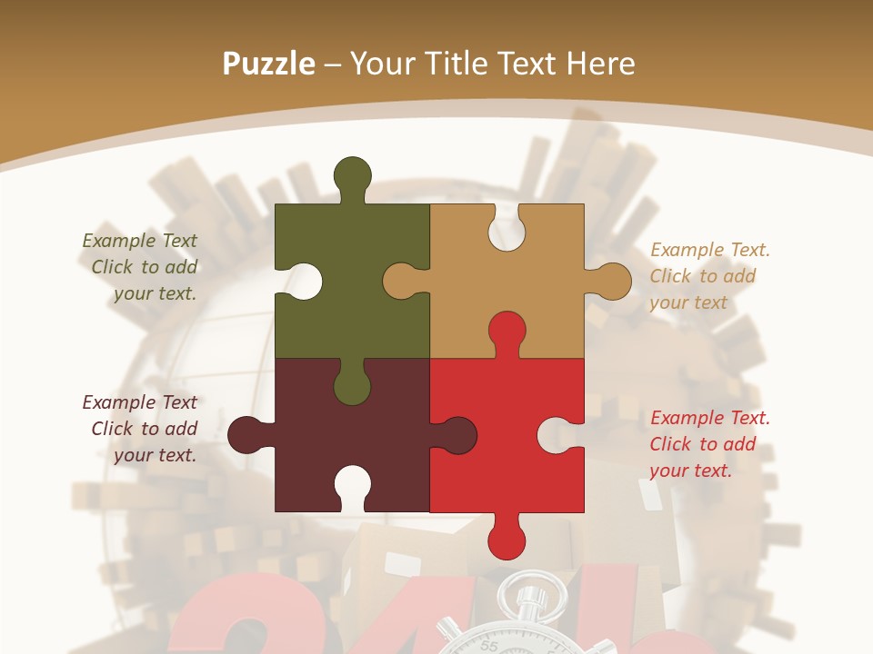 Cardboard World Speed PowerPoint Template