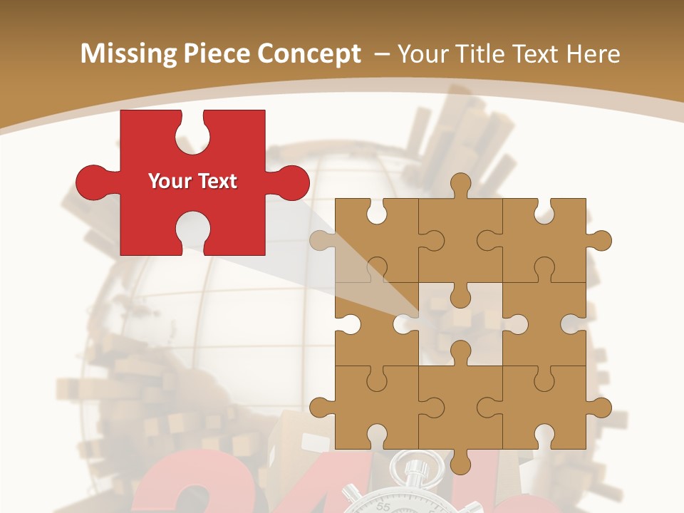 Cardboard World Speed PowerPoint Template