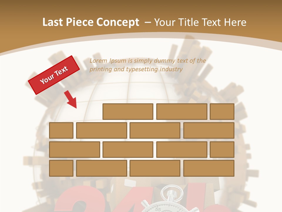 Cardboard World Speed PowerPoint Template
