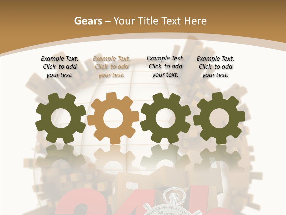 Cardboard World Speed PowerPoint Template