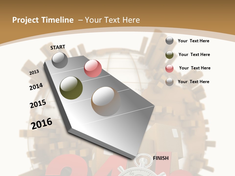 Cardboard World Speed PowerPoint Template